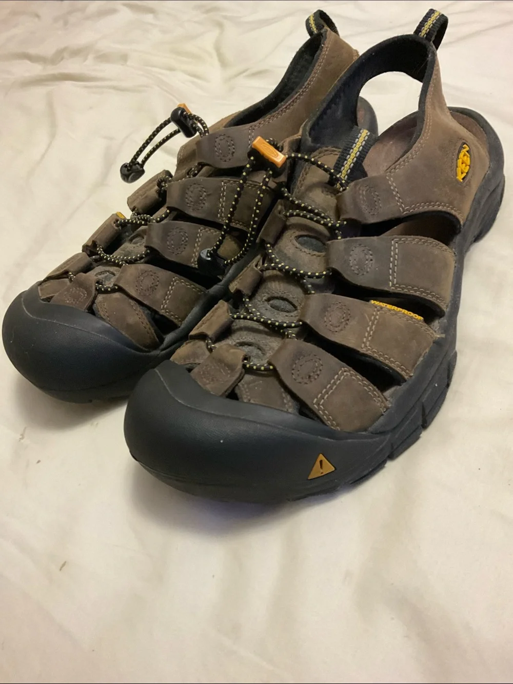Keen Newport Brown Men's Closed-Toe Outdoor Sandals 12